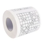 3 Rolls Creative Sudoku Toilet Paper Roll Paper Facial Tissue - Image 3