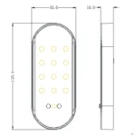 Smart Combination Lock Bathroom Gym Induction Lock File Cabinet Lock - Image 7