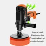 Car Beauty Sealing Glaze Polishing Machine Tile Repair Waxing Machine With Sponge Set - Image 4
