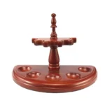 Rosewood Semi-circular Removable Five-seat Pipe Holder - Image 2