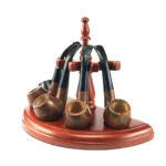 Rosewood Semi-circular Removable Five-seat Pipe Holder - Image 5