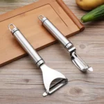 Stainless Steel Peeler Fruit Knife Planer Multi-function Kitchen Scraper Potato Peeling Knife - Image 3