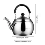 Stainless Steel Kettle Extra Thick Whistle Burning Kettle Home Teapot Large Capacity - Image 2