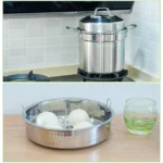 Stockpot Food Grade Material Souppot with Steamer Grid - Image 7