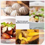 Stockpot Food Grade Material Souppot with Steamer Grid - Image 8