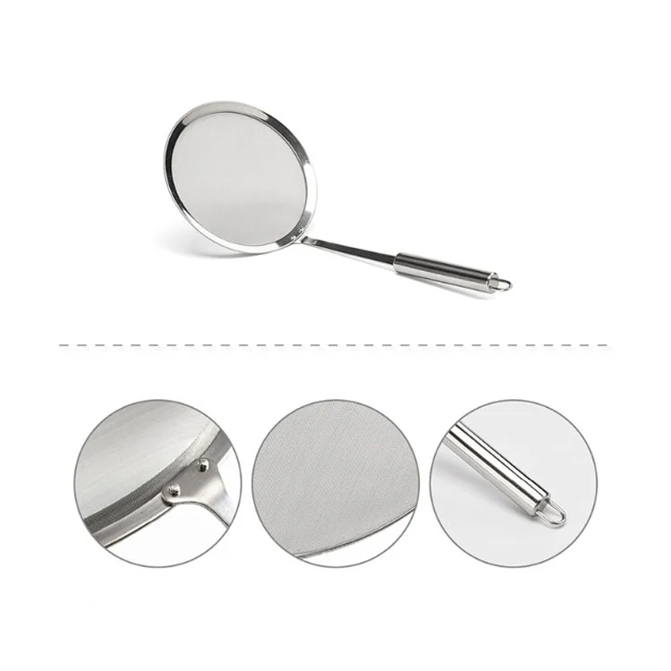 TBD0386242001_5.webp Stainless Steel Fruit Juice Soy Milk Oil Case Hot Pot Flour Dregs Filter Grease Leak - Image 6
