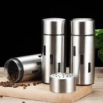 Stainless Steel Sauce Jars Chili Jars Barbecue Condiments Box Seasoning Jar Set - Image 4
