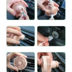 Car Vent Fan Multi-function USB Interface Mini LED Lamp Car Fan - Image 4