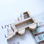 Wooden Forklift Hollowed Out Piggy Bank Children Gift - Image 4