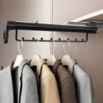 Wardrobe Hardware Push-Pull Hanging Rod Clothes Rail - Image 6