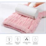 Microfiber Coral Velvet Cartoon Quick Dry Hair Cap - Image 4