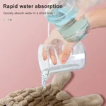 Microfiber Coral Velvet Cartoon Quick Dry Hair Cap - Image 7