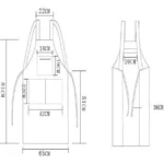 Waterproof Oil Proof Soft Leather Thick Wear-resistant Men and Women Overalls Apron - Image 5