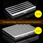 Double-gun Copper Corrugated Cigarette Case - Image 3