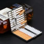 Double-gun Copper Corrugated Cigarette Case - Image 4