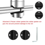 BSET MATEL Marine Hardware 316 Stainless Steel Fishing Rod Seat Yacht Sea Fishing Bracket - Image 5