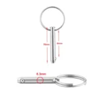 Boat Accessories 316 Stainless Steel Ball Pin Quick Release And Quick Release Safety Pin Spring Steel Ball Pin, Size: 6.3x76mm - Image 4