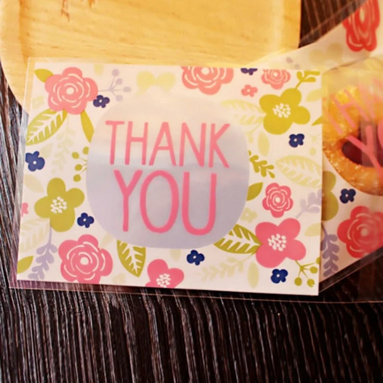 TBD03883979.webp 100pcs / Pack Baking Bags Candy Bags Biscuit Bags Small Pastry Bags Handmade Soap Self-adhesive Bags - Image 1