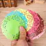 10 PCS Lace Flower Hot Coaster Silicone Cup Pad Slip Insulation Pad Cup Mat Pad Hot Drink Holder - Image 4