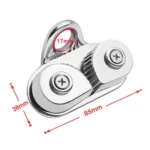 Marine Sailboat 316 Stainless Steel Pulley Rope Clamp - Image 4