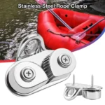 Marine Sailboat 316 Stainless Steel Pulley Rope Clamp - Image 6