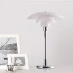220V Small E14 / Large E27Metal Glass Table Lamp LED Design Reading Lamp Bedroom Bedside Study Room Lamp