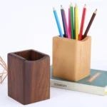 Multifunctional Wooden Chinese Style Student Pen Holder - Image 6