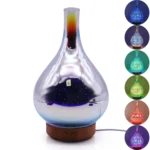 STB-XB10 3D Fireworks 7 Colors LED Night Light Air Humidifier Aroma Essential Oil Diffuser Mist Maker - Image 2