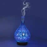 STB-XB10 3D Fireworks 7 Colors LED Night Light Air Humidifier Aroma Essential Oil Diffuser Mist Maker - Image 7