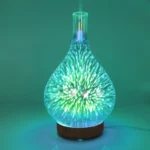 STB-XB10 3D Fireworks 7 Colors LED Night Light Air Humidifier Aroma Essential Oil Diffuser Mist Maker - Image 9