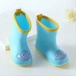 Rubber Children Cartoon Rainshoes Candy Color Rain Boots