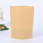 50 PCS Zipper Self Sealing Kraft Paper Bag with Window Stand Up for Gifts/Food/Candy/Tea/Party/Wedding Gifts - Image 2