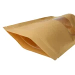 50 PCS Zipper Self Sealing Kraft Paper Bag with Window Stand Up for Gifts/Food/Candy/Tea/Party/Wedding Gifts - Image 3