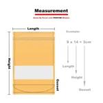 50 PCS Zipper Self Sealing Kraft Paper Bag with Window Stand Up for Gifts/Food/Candy/Tea/Party/Wedding Gifts - Image 6