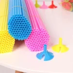 100 PCS Balloon Bracket with Plastic Rod Bracket Party Decoration Latex Balloon Stick - Image 4