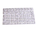 5 PCS Russian Letters Fondant Molds Embosser Sugar Craft Alphabet Moulds Cake Dessert Decor DIY Bakeware Tools - Image 2