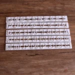 5 PCS Russian Letters Fondant Molds Embosser Sugar Craft Alphabet Moulds Cake Dessert Decor DIY Bakeware Tools - Image 3