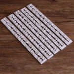 5 PCS Russian Letters Fondant Molds Embosser Sugar Craft Alphabet Moulds Cake Dessert Decor DIY Bakeware Tools - Image 4
