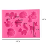 Animals Silicone Mold Cake Decorating Tools Pastry Baking Chocolate Soap Mold - Image 5