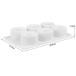 3D Silicone 6 Holes Cake Mold Baking Pastry Mousse Chocolate Mold - Image 5