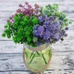 6 Branches Simulation Plant Guanyin Grass Imitation Plastic Flower Home Plant Decoration - Image 4