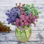 6 Branches Simulation Plant Guanyin Grass Imitation Plastic Flower Home Plant Decoration - Image 5