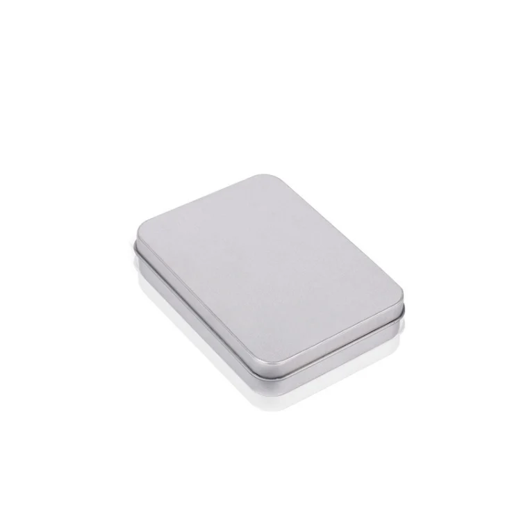 Rectangular Metal Storage Box Tinplate Business Card Storage Box