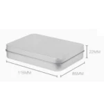 Rectangular Metal Storage Box Tinplate Business Card Storage Box - Image 3