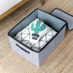 Nonwoven Storage Box Zipper Foldable Underwear Bra Socks Container Drawer Sundries Clothes Home Storage Bag - Image 4