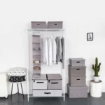 Nonwoven Storage Box Zipper Foldable Underwear Bra Socks Container Drawer Sundries Clothes Home Storage Bag - Image 5