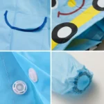 Outdoor Cute Waterproof Kids Rain Coat Kids Animal Style - Image 5