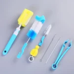 7PCS/Set Bottle Sponge Cleaning Brush Tools Straw Brush Set - Image 2