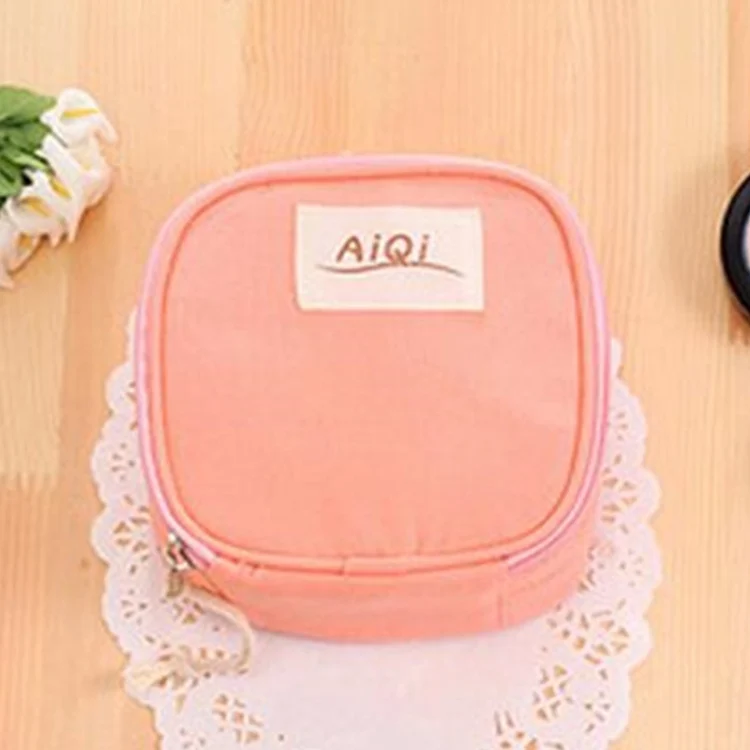 AIQI Multi-functional Wet Reusable Bag Menstrual Pad Sanitary Pads Makeup Bags Makeup Tool Organizer Bag