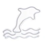 LED Acrylic Transparent Back Panel Neon Light Holiday Decoration Lamp - Image 5